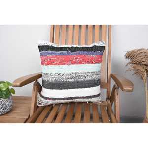 Multicolor Wool Kilim 18x18 Inch Decorative <b>Cushion</b> Woven Vintage Leaves Print Pattern Portable for Bedding Sofa <b>Christmas</b> Use - Product Image 1
