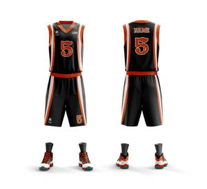 Uniforme de basket-ball athlétique personnalisé chemise en jersey et short pour hommes jeunes/femmes uniforme de basket-ball de grande taille de qualité supérieure - Product Image 2