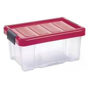 Tontarelli 14Lt PUZZLE BOX Cherry Storage Container and <b>Bin</b> Cherry 8035637ACH - Product Image 1