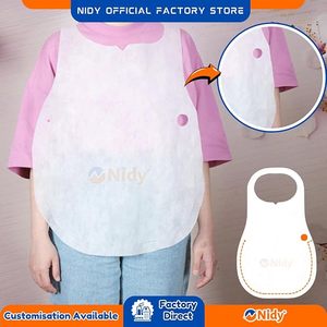 Nidy Oil-Proof Nonwoven Disposable <b>Aprons</b> Self Bibs Smocks for Cooking Cleaning Patient Care Hotel Use-Beauty Personal Care - Product Image 5
