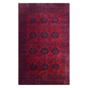 Hand Knotted Afghan <b>Wool</b> Rug Traditional Vintage Design Handmade Carpet Artisan <b>Crafted</b> Home Decor Area Rug - Product Image 1