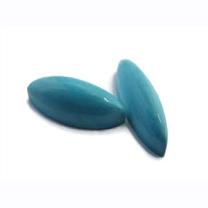 14X7mm เทอร์ควอยซ์ทรงหลังเบี้ย3.41 CTS ขายส่งพลอยธรรมชาติ - Product Image 2