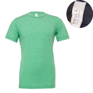 Bella Canvas T-shirt unisexe à manches courtes Tri-Blend pour femmes et hommes en coton et fibre de bambou - Product Image 1