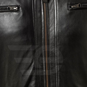 Chaqueta de Cuero para Hombre, Estilo Moderno, Ropa de Calle, Prenda Exterior de Invierno, Ropa de Cuero Resistente, Estilo Urbano - Product Image 6