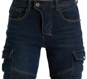 Jeans grande taille en denim de style décontracté pour hommes à l'extérieur/nouveauté prix de gros jeans en denim de couleur unie pour hommes - Product Image 3