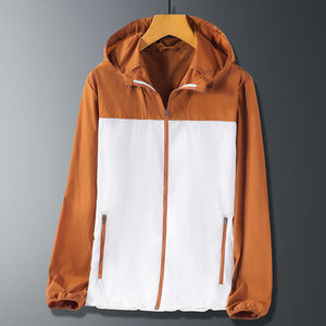 Parejas Verano Transpirable y refrescante Seda de hielo Chaqueta protectora contra el sol Rompevientos Chaqueta de piel con Capucha ligera e informal - Product Image 4