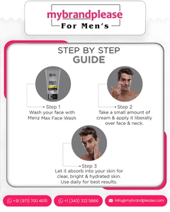 Crème visage pour hommes SPF25 PA + Hydratant anti-âge avec Niacinamide Marque privée Vente en gros - Product Image 5