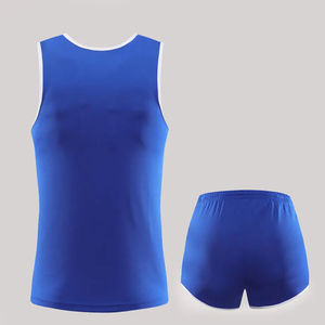 Conjunto de Uniforme Deportivo Transpirable y Ajustado con Logotipo Personalizado para Hombre, Pantalones Cortos y Jersey para Correr, Venta al por Mayor - Product Image 2