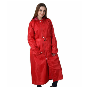 Manteau de pluie haute visibilité personnalisé OEM Vêtements de travail Manteau de pluie extérieur Manteaux de pluie longs à capuche respirants - Product Image 3