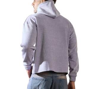 Sweat à capuche en molleton de coton de haute qualité pour hommes Vente en gros Logo en relief personnalisé Technique de teinture par transfert de chaleur Streetwear lavé - Product Image 3