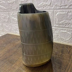 Taza de cuerno para beber de técnica cruda a granel ecológica, taza de cuerno de forma Natural, regalo y proveedor de Artisan Craft - Product Image 3