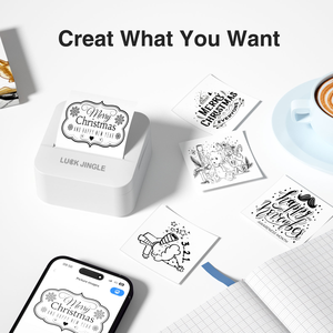 May mắn Jingle nhiệt xách tay mini logo máy in cho sinh viên Memo Tạp Chí Sữa in ấn - Product Image 4