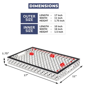 Bandejas para servir con incrustaciones de resina de diseño moderno para restaurante y hotel Fabricante indio Proveedor Gani Craft Impex - Product Image 6