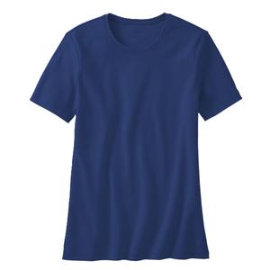 Camiseta deportiva con logotipo personalizado para mujer, camisetas de entrenamiento holgadas de manga corta de algodón 100%, camisetas de Yoga transpirables sólidas informales de verano para - Product Image 6