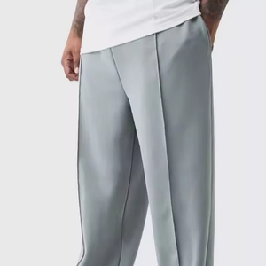 2026 New Custom Oversized Heavy Cotton Men's Custom Basic Premium Black Jogger <b>Trouser</b> Wholesale Casual Wear for Men - Product Image 1