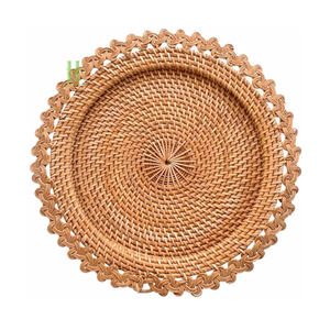 Best Seller 2026 Round <b>Charger</b> <b>Plate</b> Boho Rattan <b>Charger</b> <b>Plates</b> for Table Decoration Top Choice Placemat OEM Accepted - Product Image 4