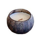 Factory Direct Wholesale Natural <b>Vanilla</b> Coconut <b>Candles</b> Private Label Coconut Bowl <b>Candle</b> Decor Hathai Lacquer Vietnam - Product Image 2