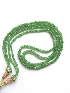 139.70กะรัตลูกปัด tsavorite ธรรมชาติ2เส้นสำหรับเครื่องประดับที่ดีทำสร้อยคออัญมณี - Product Image 2