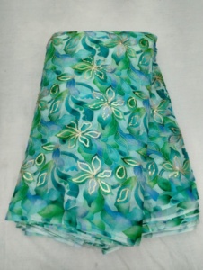 Travail élégant en mousseline de soie pure de haute qualité léger fluide et polyvalent pour les robes de mode écharpes tenues de soirée - Product Image 6