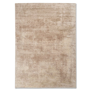 Alfombra Entropy Ivory de Lana y Seda Anudada a Mano con Patrón Abstracto Esh-1522 para Uso Doméstico - Product Image 1