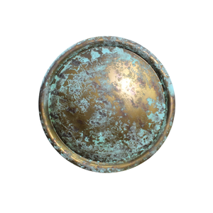 Vente chaude Mur Décoratif Plaque De Fer Forme Ronde Mur Décor Plaque Sale En Laiton Design Moderne Plat Pour Servir La Décoration Intérieure - Product Image 1