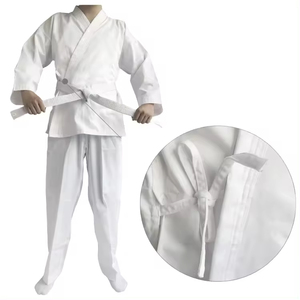 Vente en gros Qualité supérieure Brésilien Jiu Jitsu Gi Judo Kimono Uniforme Unisexe Karaté Arts Martiaux Porter avec Ceintures Jiu Jitsu Kimono - Product Image 2