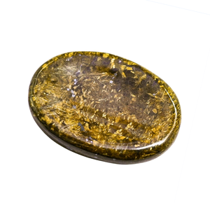 Feng Shui & Fairy Style Pulido Crystal Thumb Bronzite Healing Gemstone para Palm Worry Crystal Worry Stone - Product Image 3