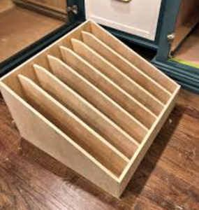 Diviseur vertical pour plateau et plaque de cuisson (bois rainuré) - Product Image 6