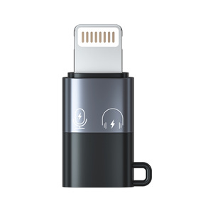 OTG Adapter cho điện thoại chiếu sáng để Type-C Kết nối không dây Lavalier Microphone Type-C Tai nghe Card âm thanh âm nhạc truyền dữ liệu - Product Image 6