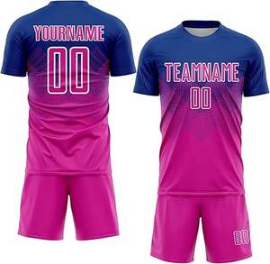 Uniforme de fútbol de poliéster 100% de último diseño, uniforme profesional para niños de nuevo estilo, Color sólido de calidad Premium a la venta - Product Image 1