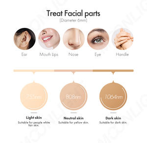 Machine d'épilation laser SPA Beauty noire pour le visage, le bikini et le corps, machine de beauté fixe en titane pour le retrait des tatouages, technologie laser. - Product Image 4