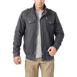 Unisex Custom Fashion Soft Shell Waterproof Breathable Windproof <b>Stand</b> Collar Windbreaker Jacket with Zipper Closure for Winter - Product Image 5