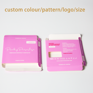 Cmyk in ngà Board giấy boxwith cửa sổ nhỏ đóng gói Kính áp tròng bao bì hộp cho vô hình kính mắt sản phẩm - Product Image 2