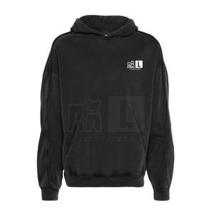 Sweat-shirts à capuche pour hommes, design haut de gamme, effet délavé, avec logo personnalisé, 100% coton, streetwear, écologiques, dernier design 2025, nouvelle arrivée - Product Image 1