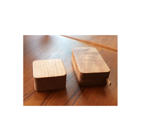 Boîte à beurre en bois de style créatif Design personnalisé Plat avec pièce au design unique de qualité supérieure forme carrée avec couvercle - Product Image 3