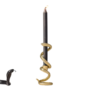 Handmade Attractive Snake Horoscope <b>Tealight</b> Candleholder Square Christmas Home Wedding Bedroom Decoration Christmas - Product Image 1