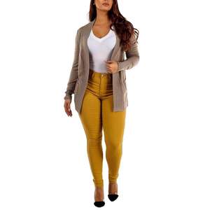 Women's Plus Size Flare <b>Jeans</b> High Waist <b>Elastic</b> Stretch Denim Solid Color Vintage Streetwear Washed Casual Pants OEM - Product Image 6