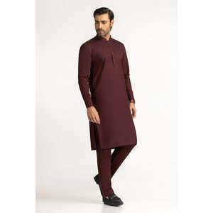 Tissu en coton non cousu Blue Tanabana Royal HB 11 pour ensembles de chemises pour hommes - Product Image 3