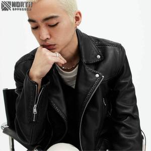 Style décontracté de haute qualité Veste en cuir camouflage élégante pour hommes Respirant Meilleur design Coupe-vent Logo avant - Product Image 2