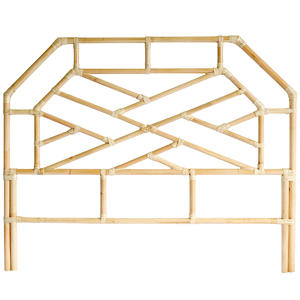 Marco de cama de ratán para decoración de hotel, cabecero de mimbre para camas queen - Product Image 1