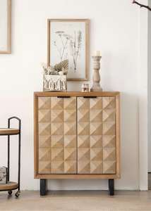 Mobile Rustico Vintage per Soggiorno, Credenza in Legno Antico Cinese per Salotto - Product Image 2