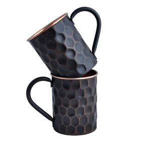 Hot Selling Product Hammered Copper Moscow Mule <b>Mugs</b> Used For Healthy Drinks and Juices - Product Image 4