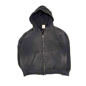 Survêtement unisexe 100 % coton respirant et confortable à capuche pour l'hiver 2026 – Collection deux pièces couleur unie – Grande Vente - Product Image 3