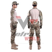 Meilleure vente ensemble d'uniformes de camouflage kaki chemise et pantalon de paintball conception personnalisée grand uniforme de sport de paintball de haute qualité