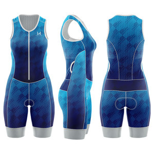 Ensemble de cuissard de cyclisme respirant imprimé par sublimation à marque privée, taille plus, kit de cyclisme sur route, vêtements de vélo à fermeture éclair intégrale, vêtements de cyclisme - Product Image 4