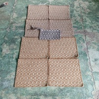 Meilleur prix 2025 – Tapis Dhurrie Jacquard moderne, écologique, lavable, antidérapant, doux, polyvalent, tissé à la main, à boucles, à tissage plat