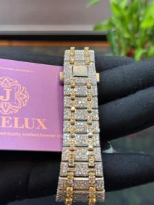 Montre Hip Hop mécanique en acier inoxydable pour hommes en édition limitée de qualité supérieure avec accessoire de mode de luxe en diamant VVS - Product Image 3