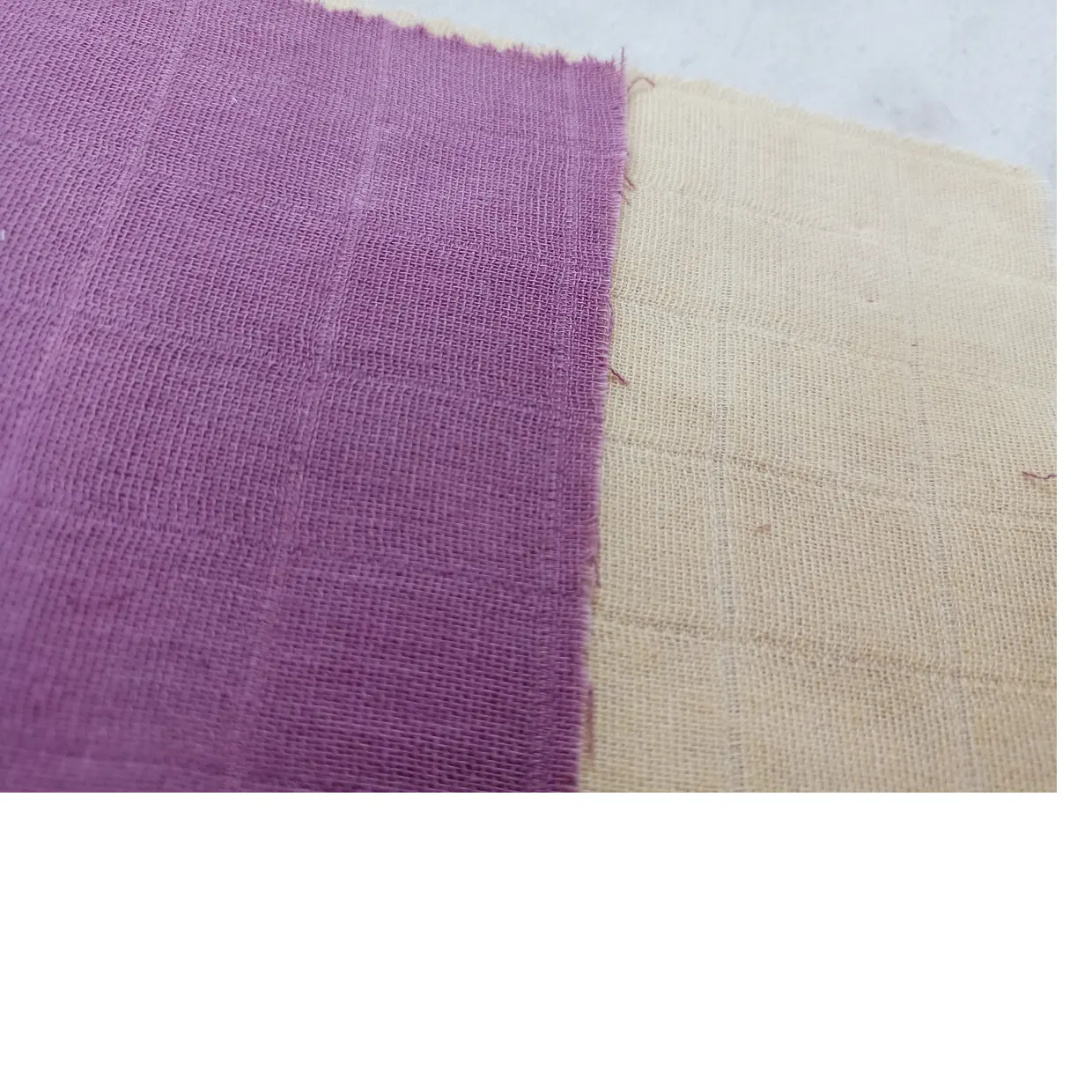 double gauze cotton fabrics in natural and organic eco friendly dyed fabric ideal for resale by fabric stores