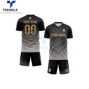 เสื้อฟุตบอลผู้ใหญ่แบบกำหนดเอง ชื่อทีมส่วนตัว หมายเลขผู้เล่น ดีไซน์ไม่ซ้ำใคร ระบายอากาศได้ดี กันน้ำ 100% น้ำหนักเบา แบบสั้น - Product Image 2