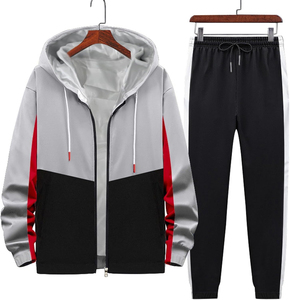 Chándal versátil de moda 2025, conjunto Atlético elegante para ropa activa e informal, logotipo frontal de patrón sólido, transpirable para invierno - Product Image 6